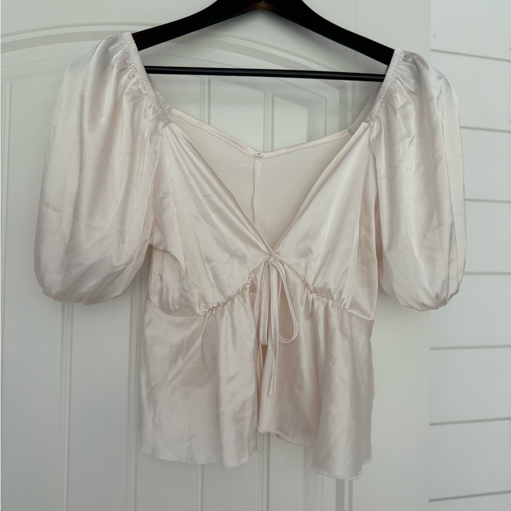 Elegant Cropped Peplum Women's Top